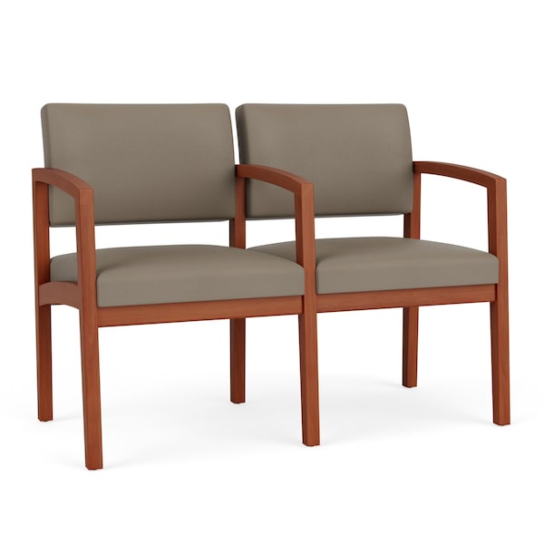 Lesro Lenox 2 Seat Tandem Seating W/ Arm, 44 in W 26 in L 31.5 in H LW2103 - main